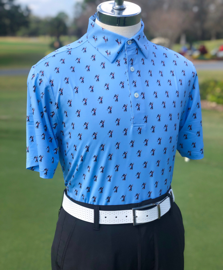 Unique, Swinging Mickey Inspired, Golf Shirts Now Available!
