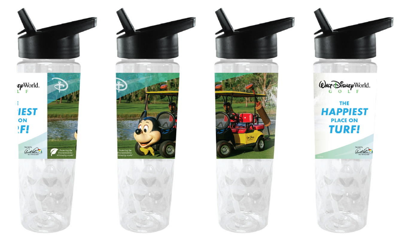 Refillable WDW Golf water bottles